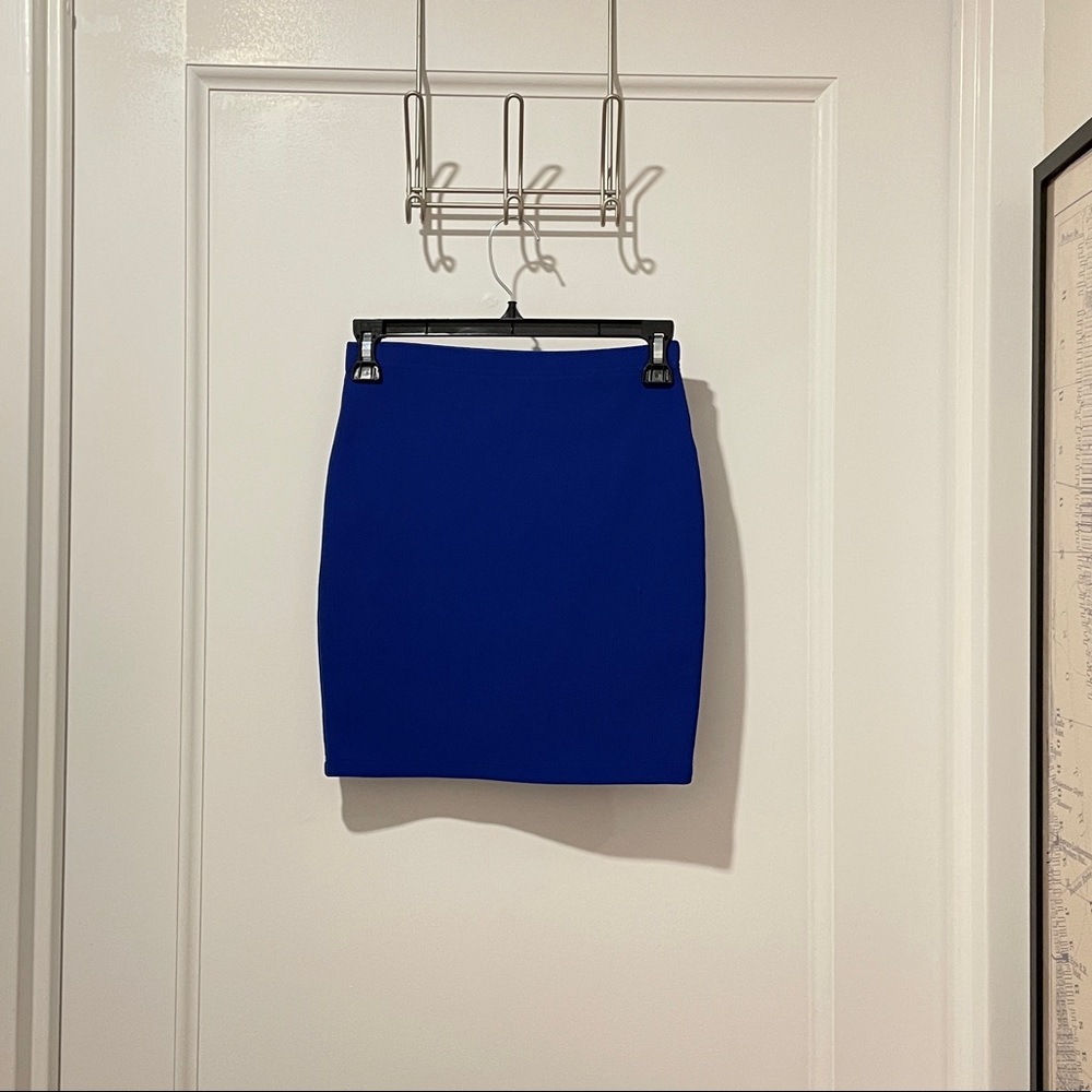 Royal Blue (Small) Mini Skirt